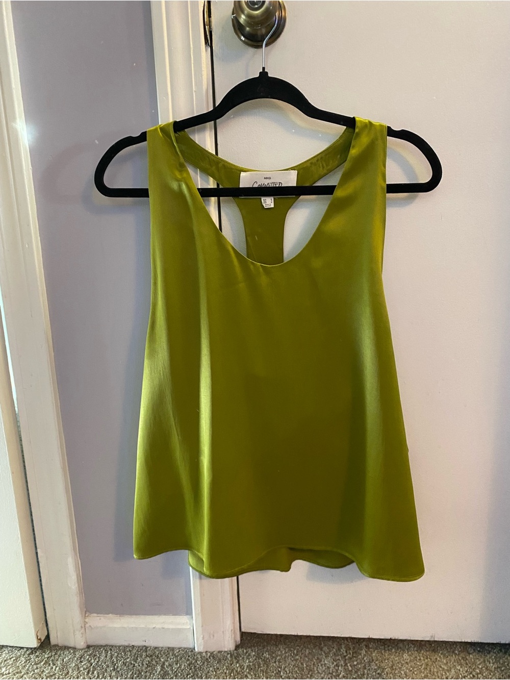 MNG Committed Charmeuse Racerback Camisole